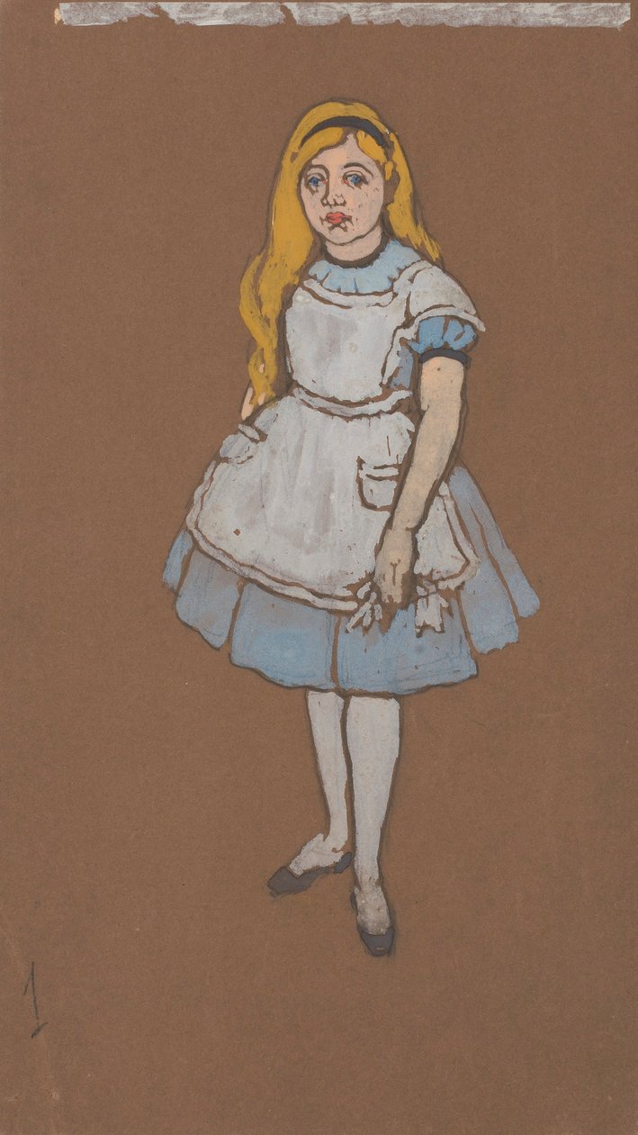 Alice (costumi per Alice nel paese delle meraviglie, 1915) da William Penhallow Henderson