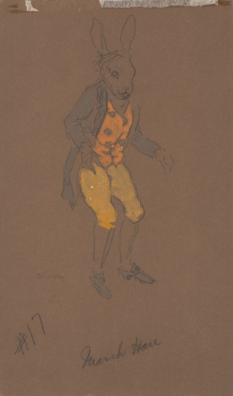 Lepre Marzolina (costume da Alice nel Paese delle Meraviglie, 1915) da William Penhallow Henderson
