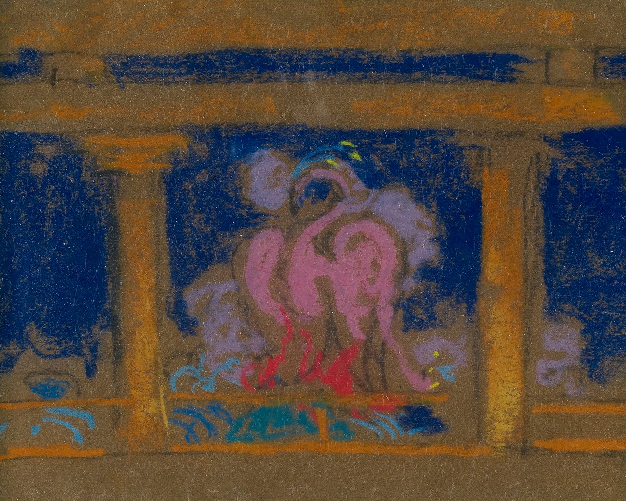 Studio per la scena della Figlia del cielo, Santa Fe, 1915 da William Penhallow Henderson