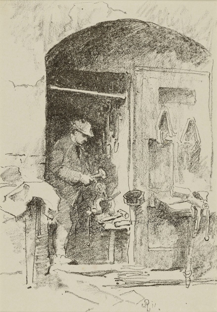 Il lavoratore del ferro da William Penhallow Henderson