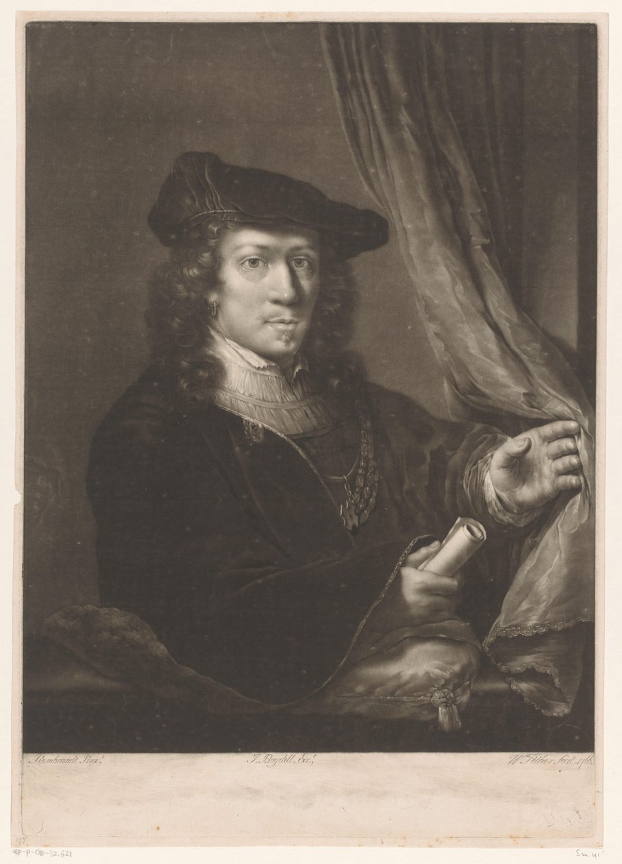 Ritratto di un uomo sconosciuto da William Pether