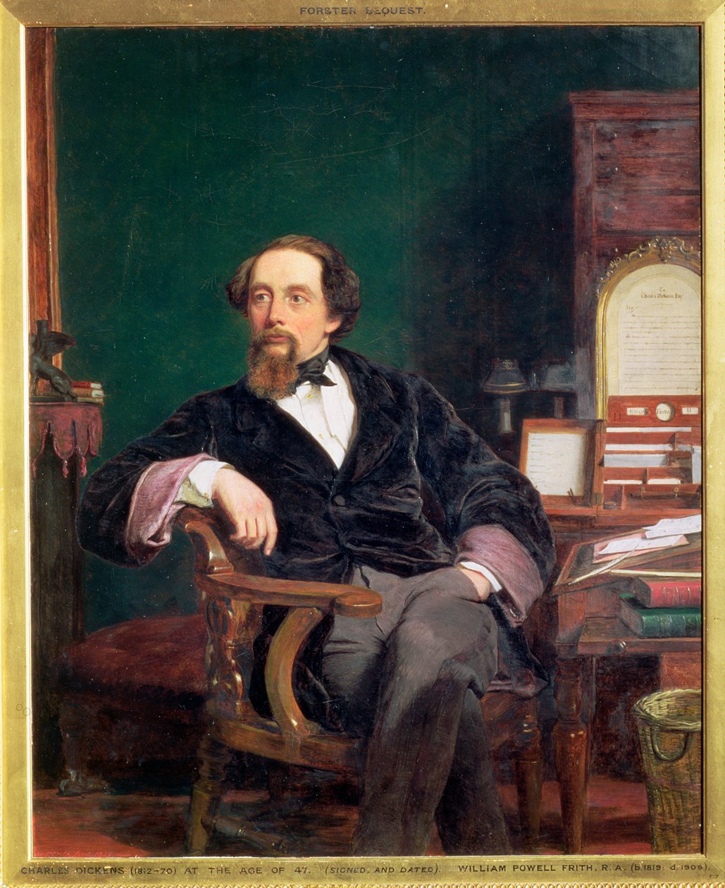Charles Dickens, romanziere inglese da William Powell Frith
