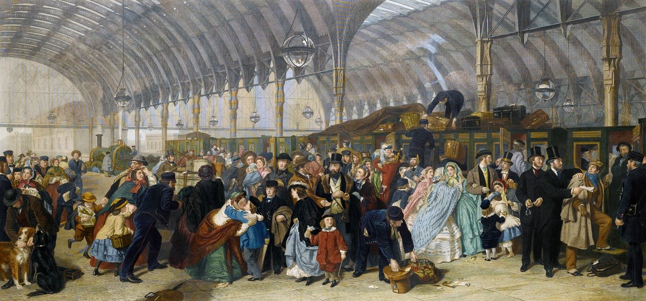 La stazione ferroviaria, 1866 | William Powell Frith