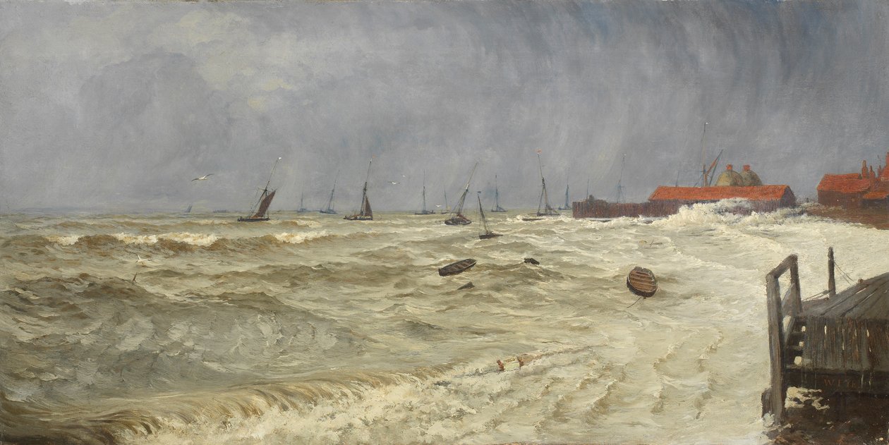 Una giornata burrascosa a Leigh da William Pye