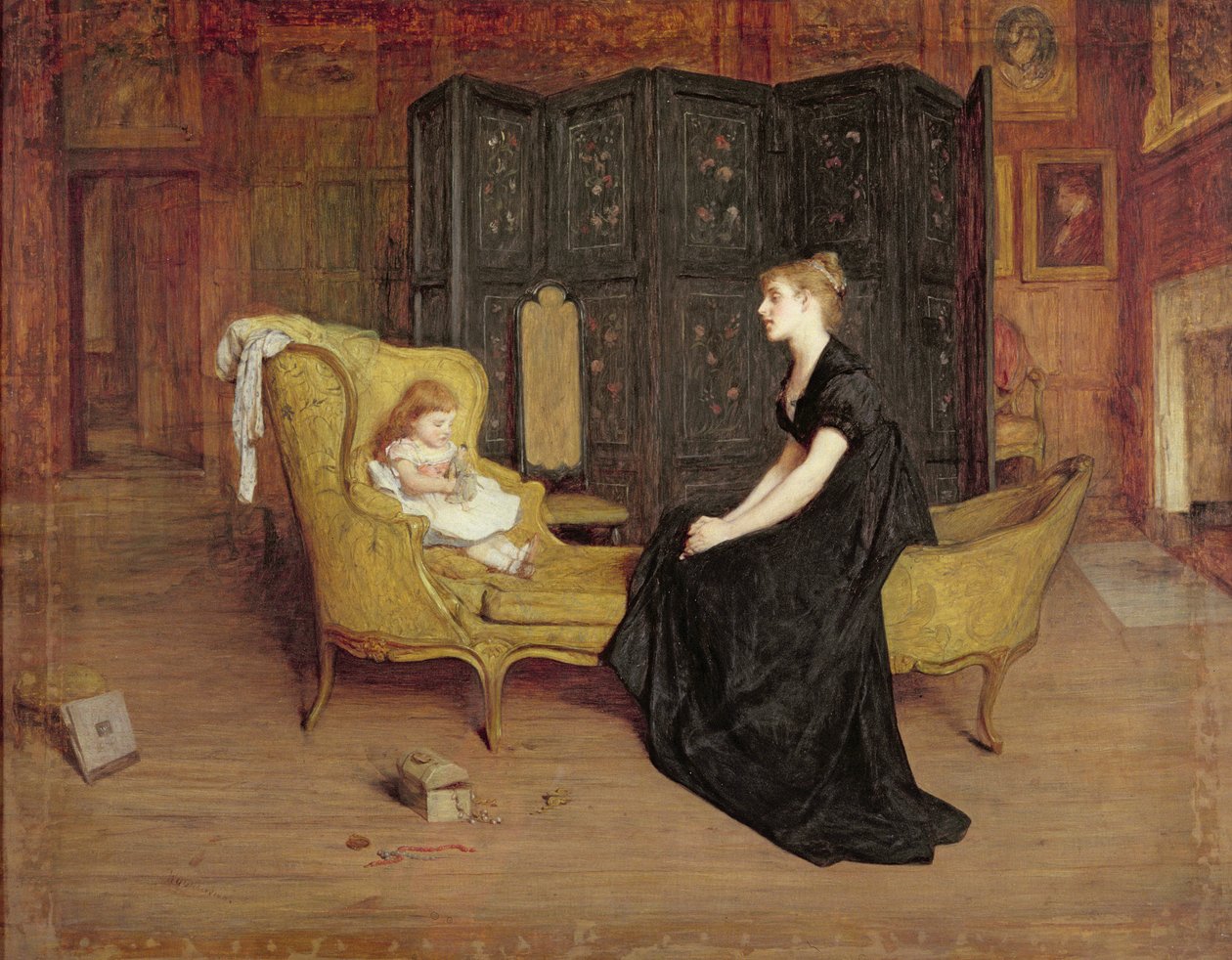 Il Suo Idolo da William Quiller Orchardson
