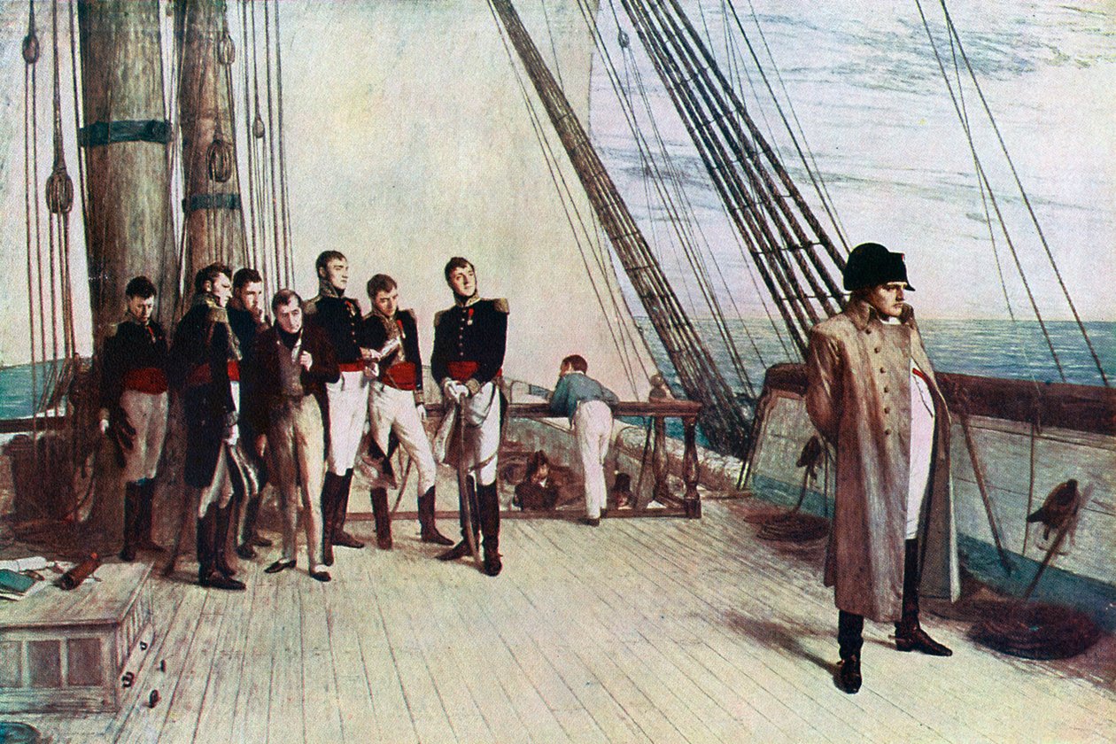 Napoleone a bordo del Bellerophon da William Quiller Orchardson