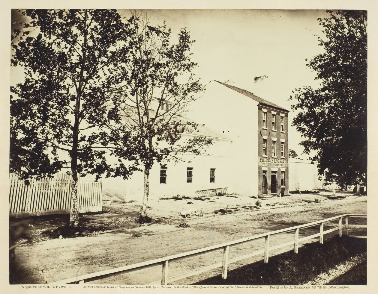 Prigione per schiavi, Alexandria, Virginia, agosto 1862 da William R. Pywell