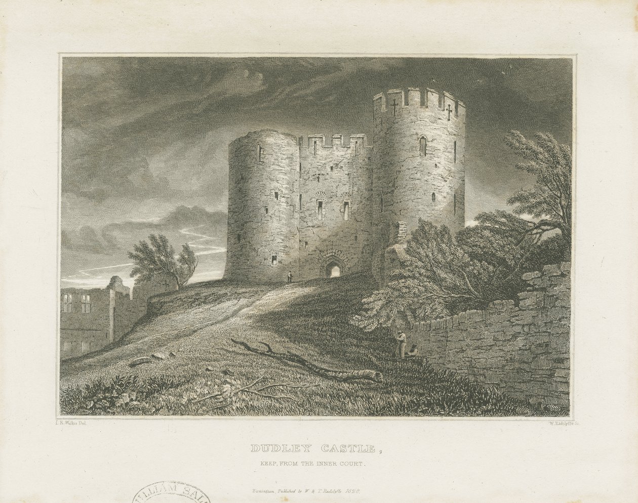 Castello di Dudley - Il Mastio da William Radclyffe