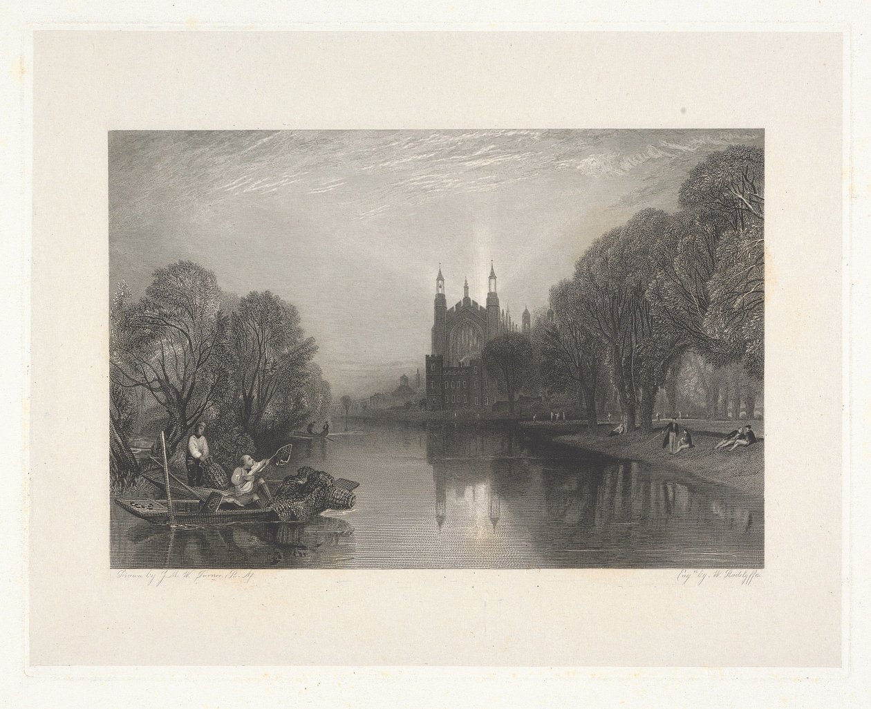 Eton College, Berkshire da William Radclyffe