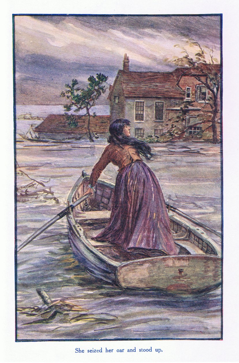 Afferrò il suo remo e si alzò in piedi da William Rainey