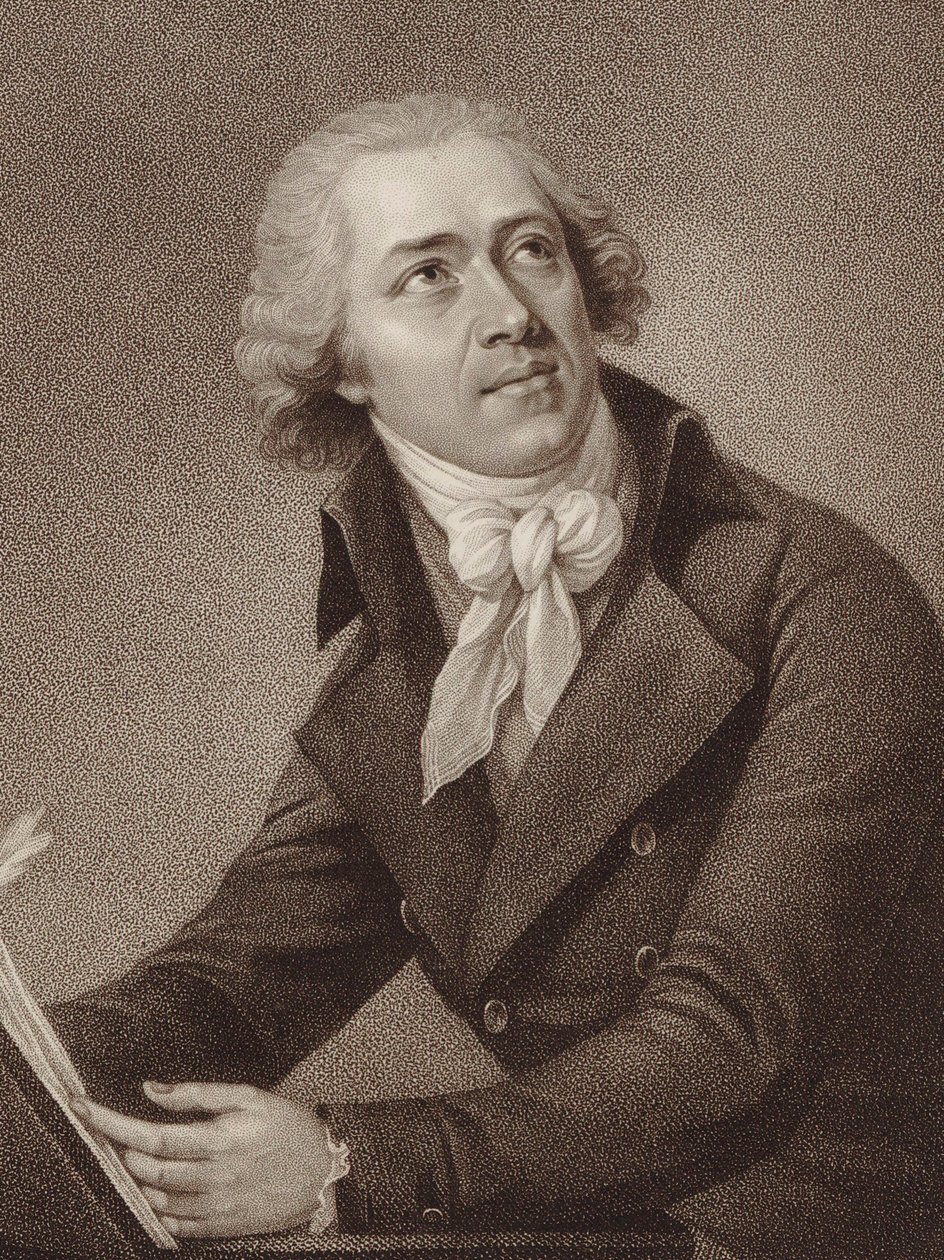 Ritratto del compositore Leopold Kozeluch 1747-1818, 1797 da William Ridley