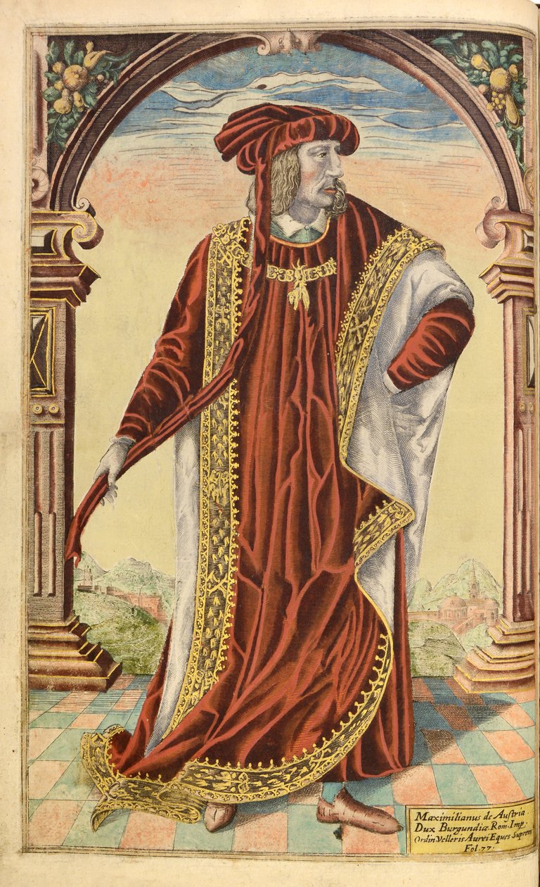 Imperatore Massimiliano I, da Honor Military, and Civill, William Segar da William Rogers
