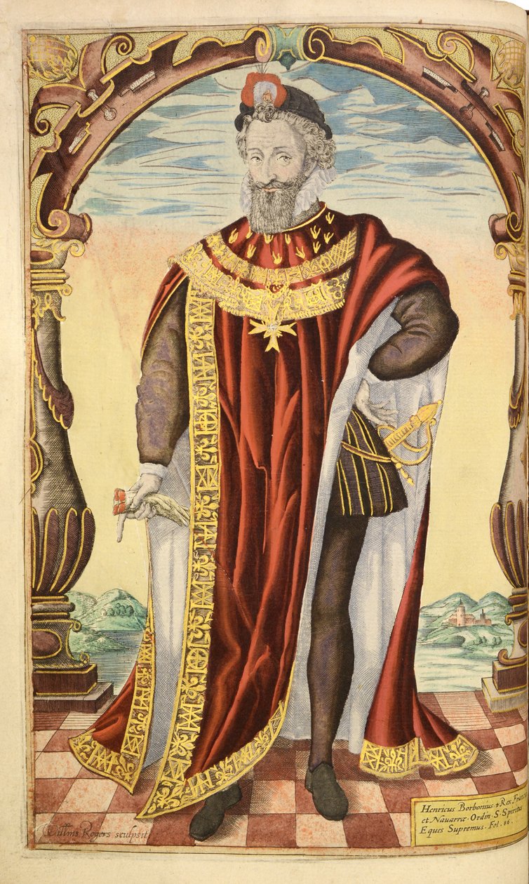 Enrico IV di Francia, da Honor Military, and Civill, William Segar da William Rogers