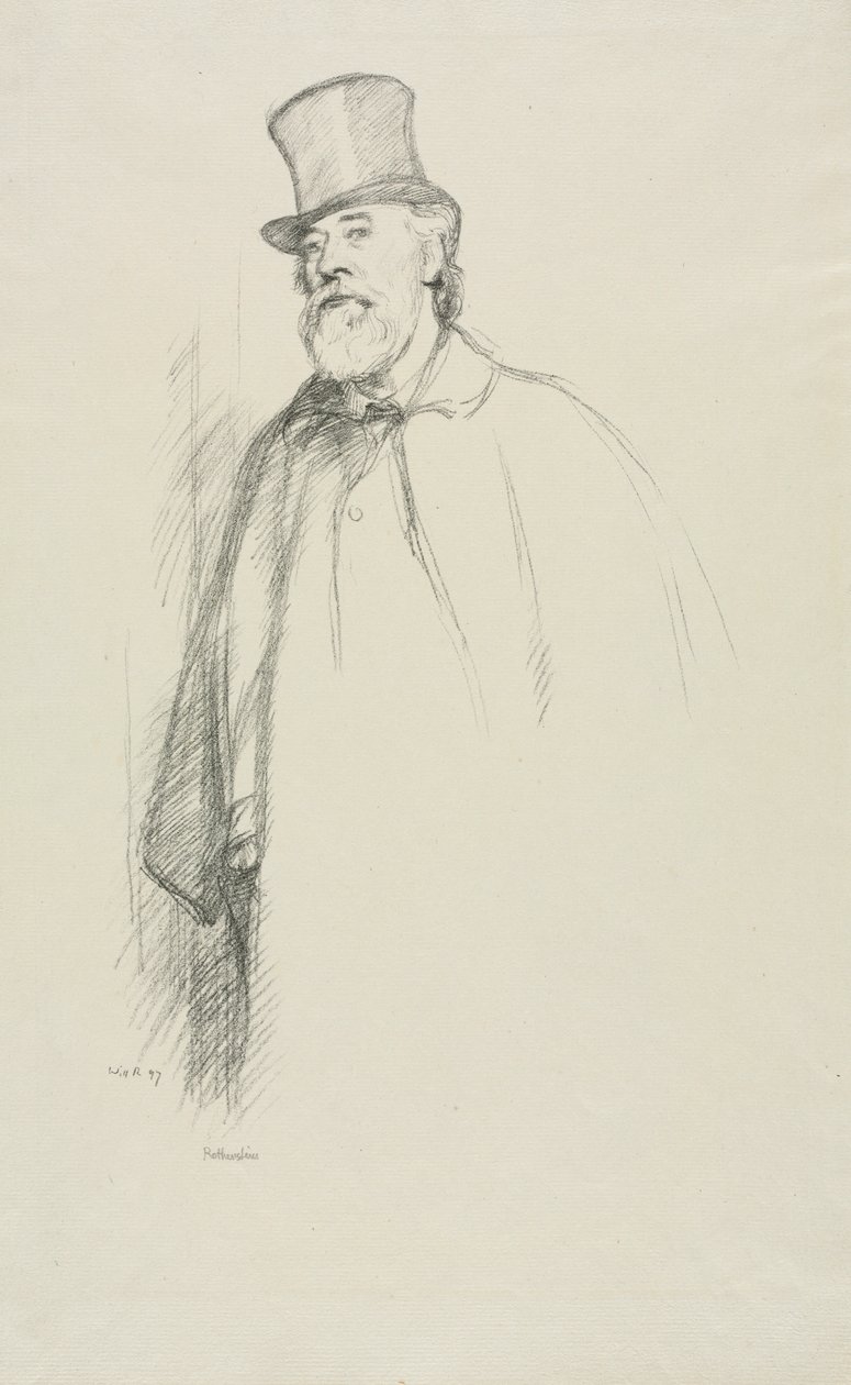 Alphonse Legros, 1897 da William Rothenstein