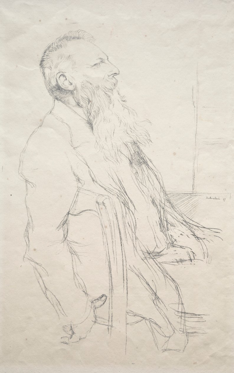 Auguste Rodin, 1897 da William Rothenstein