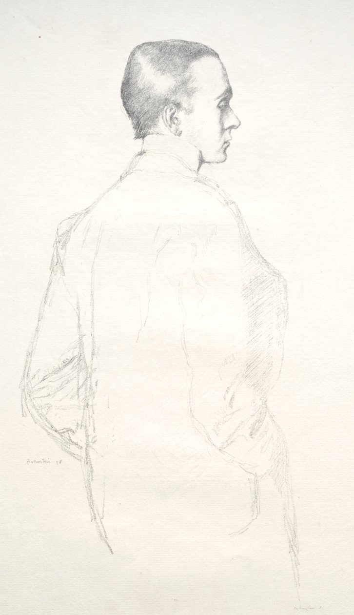 Max Beerbohm, 1898 da William Rothenstein
