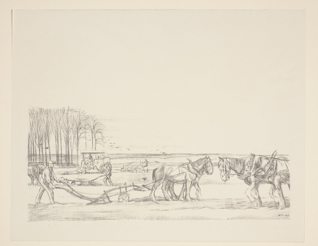 Aratura del campo da William Rothenstein