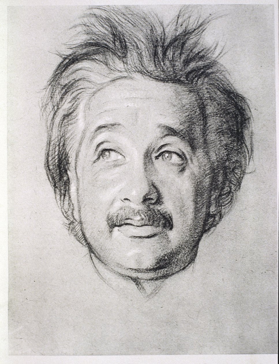 Ritratto di Albert Einstein (1879-1955) da William Rothenstein
