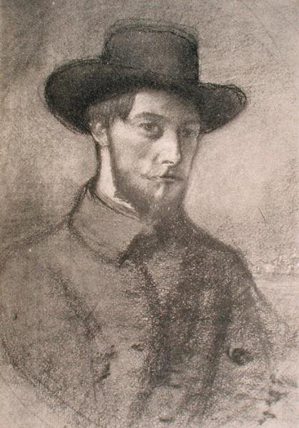 Ritratto di Augustus John da William Rothenstein
