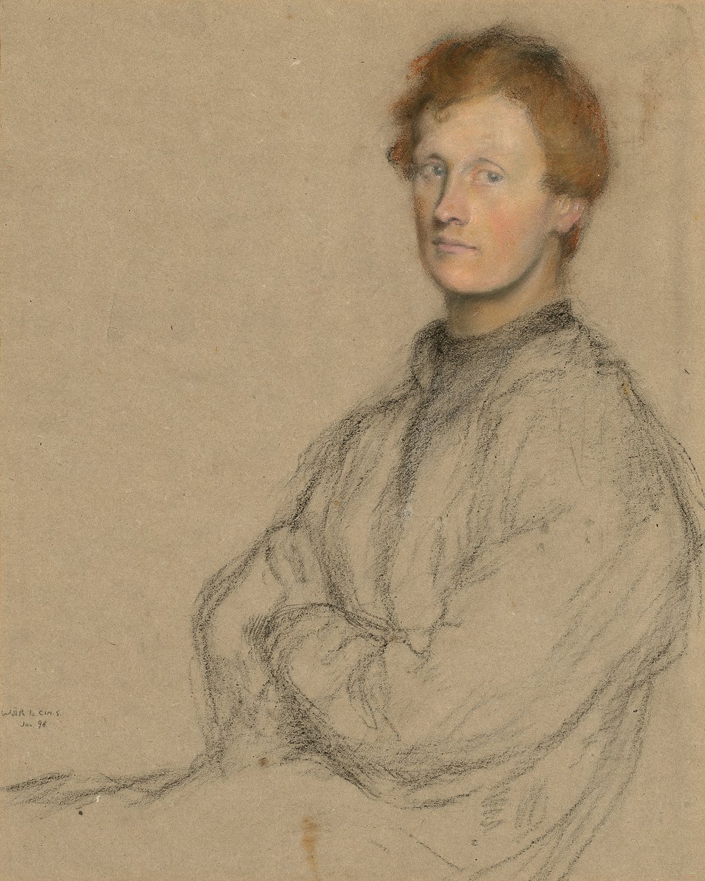 Ritratto di Charles Haselwood Shannon (1863-1937) da William Rothenstein