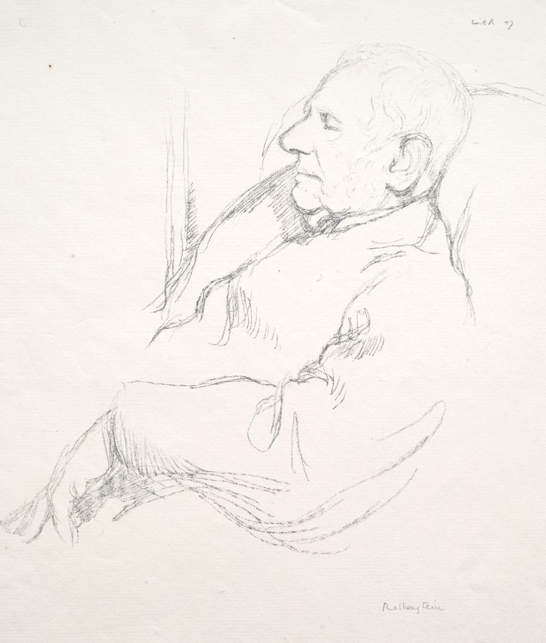 Sir Francis Seymour Haden Addormentato da William Rothenstein