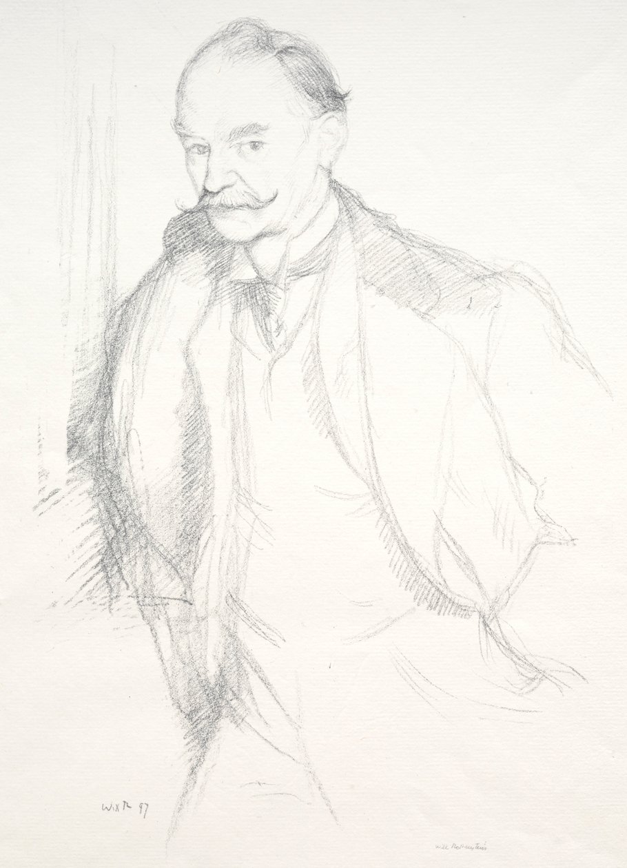 Thomas Hardy da William Rothenstein