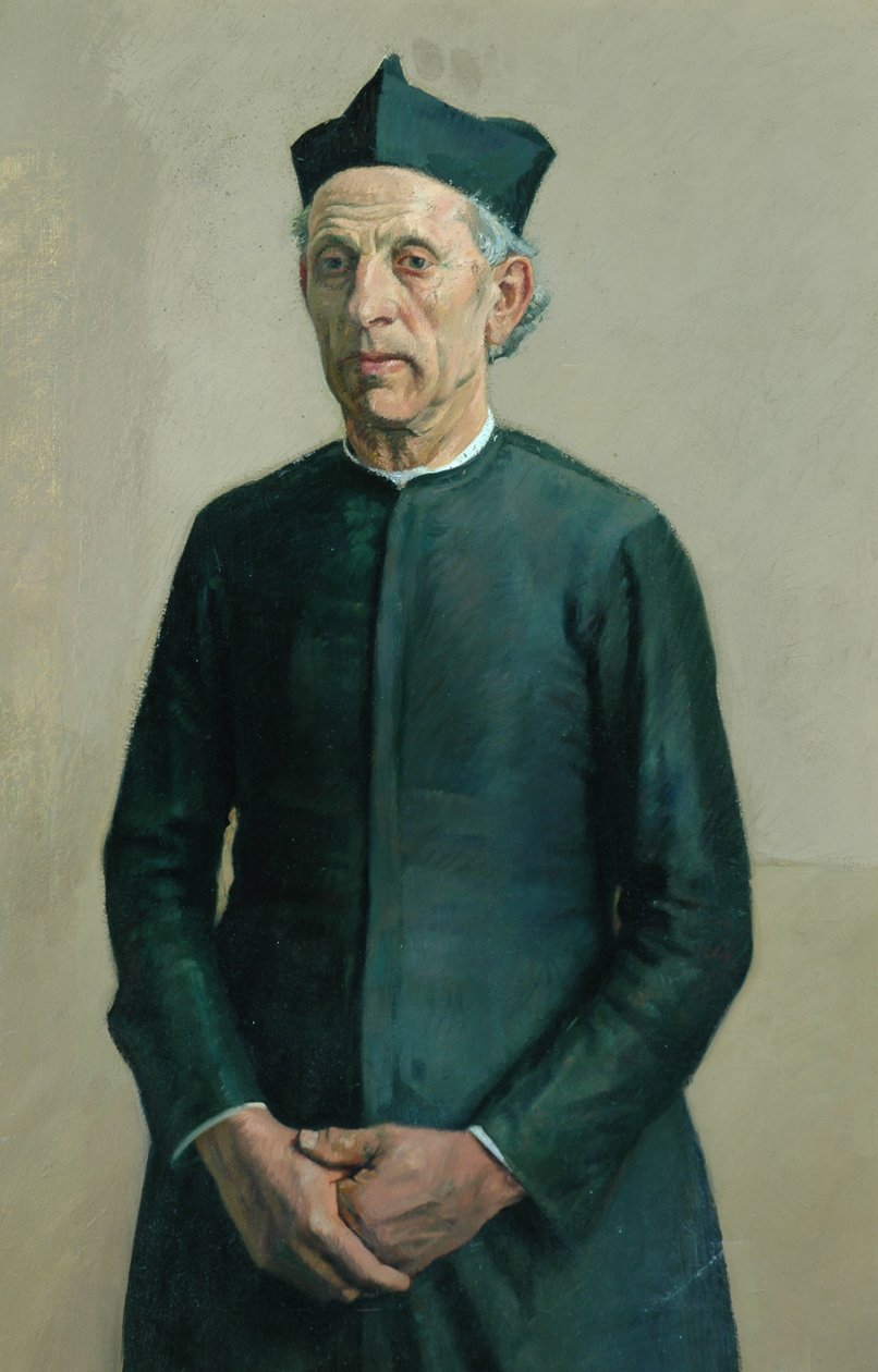 Prete del villaggio da William Rothenstein