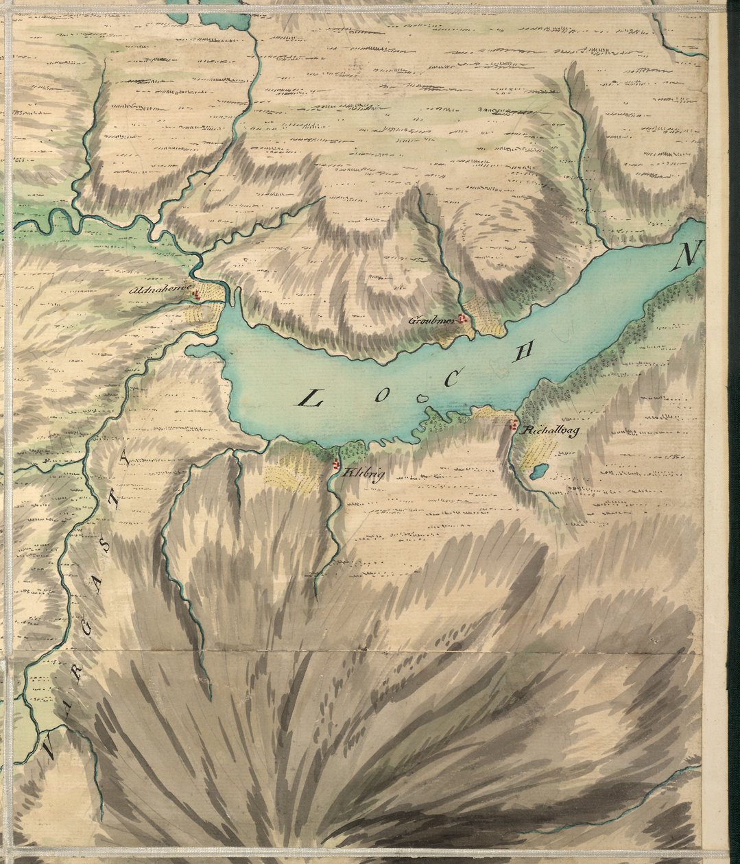 Altnaharra, Roy Military Survey of Scotland da William Roy