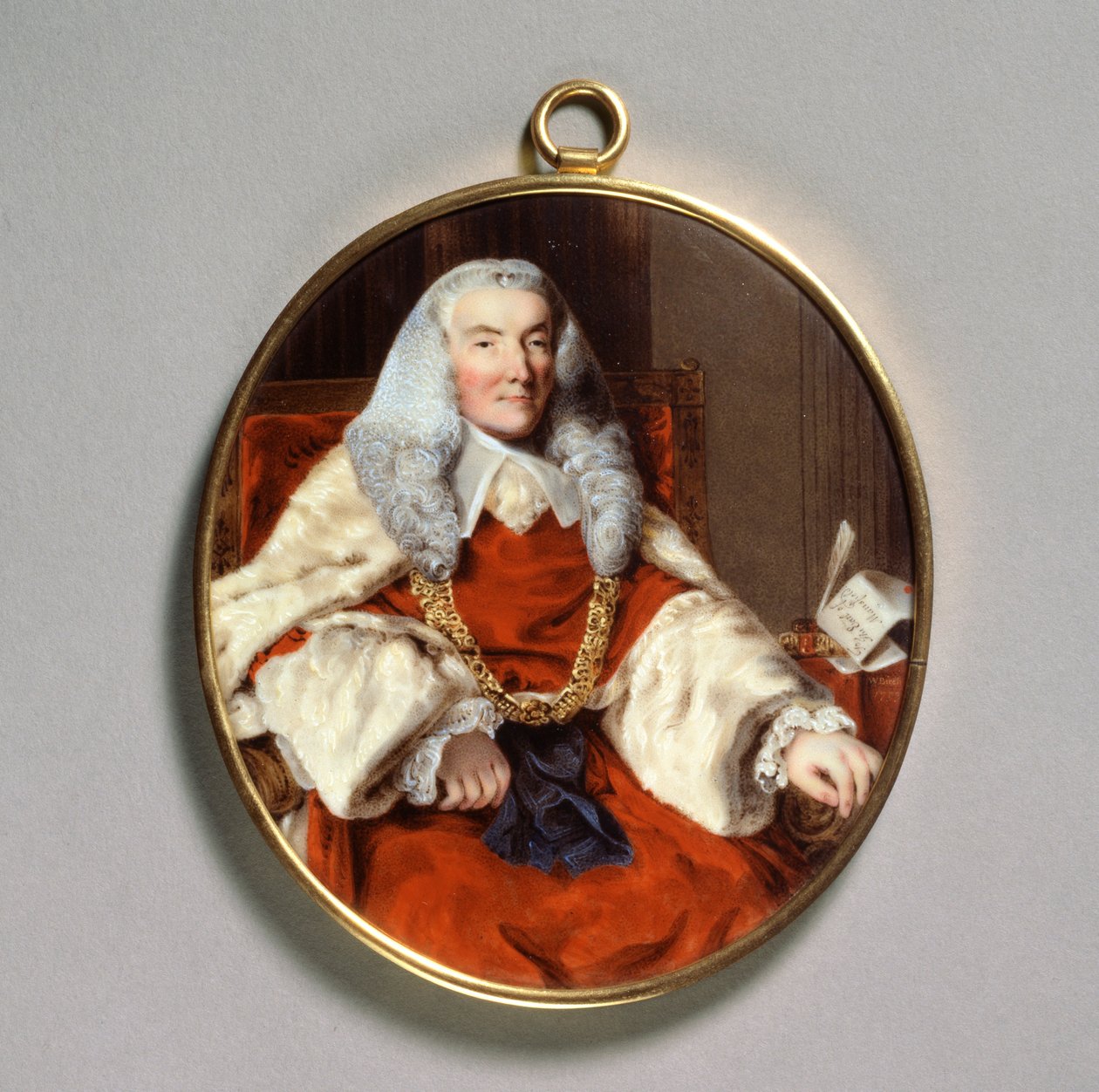 Ritratto di Sir William Murray, 1° conte di Mansfield, XVIII secolo da William Russell Birch