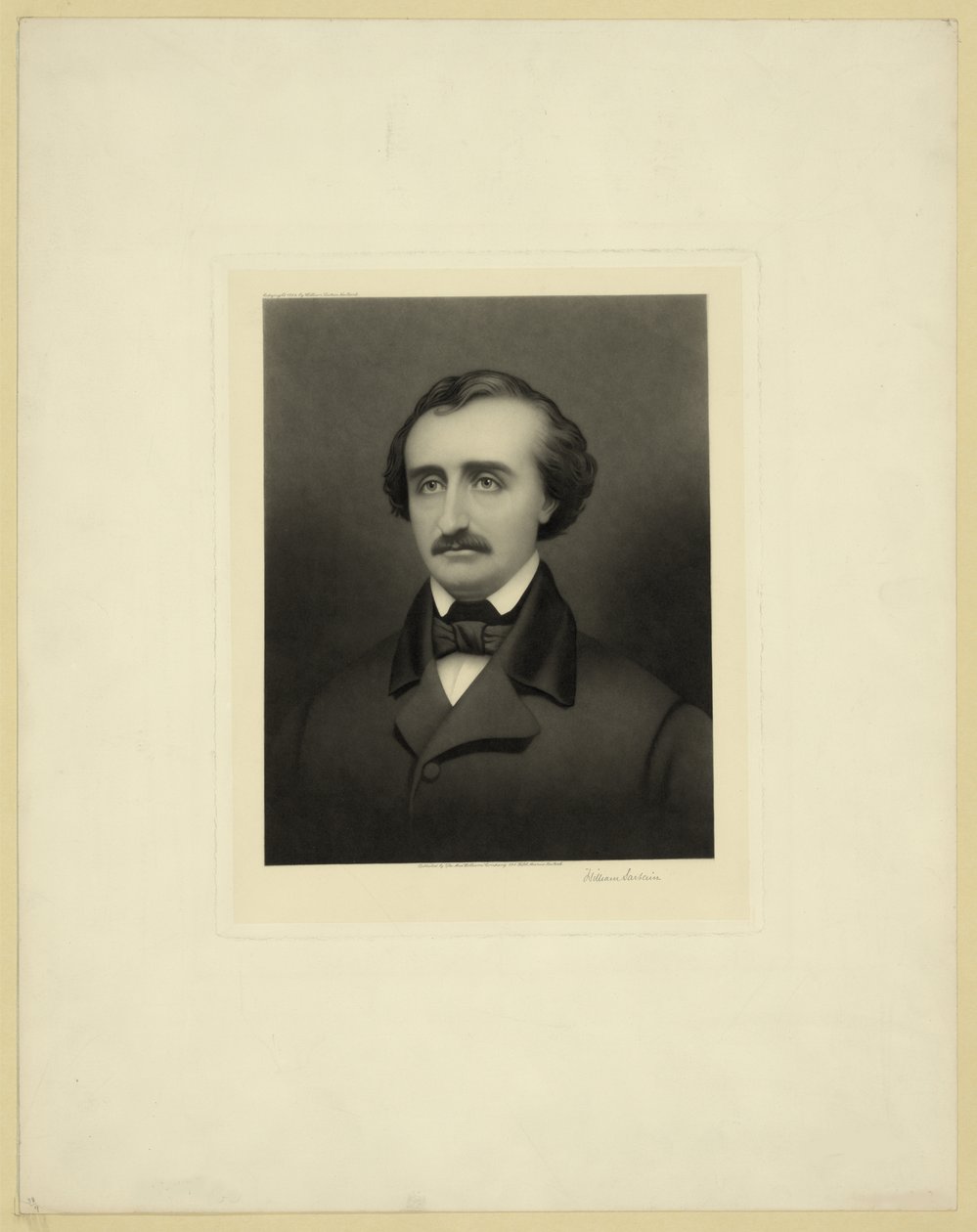 Ritratto di Edgar Allan Poe 1809-1849, ca 1896 da William Sartain