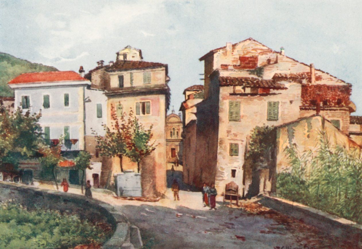 Ingresso di Camporosso, Ovest (litografia a colori) da William Scott
