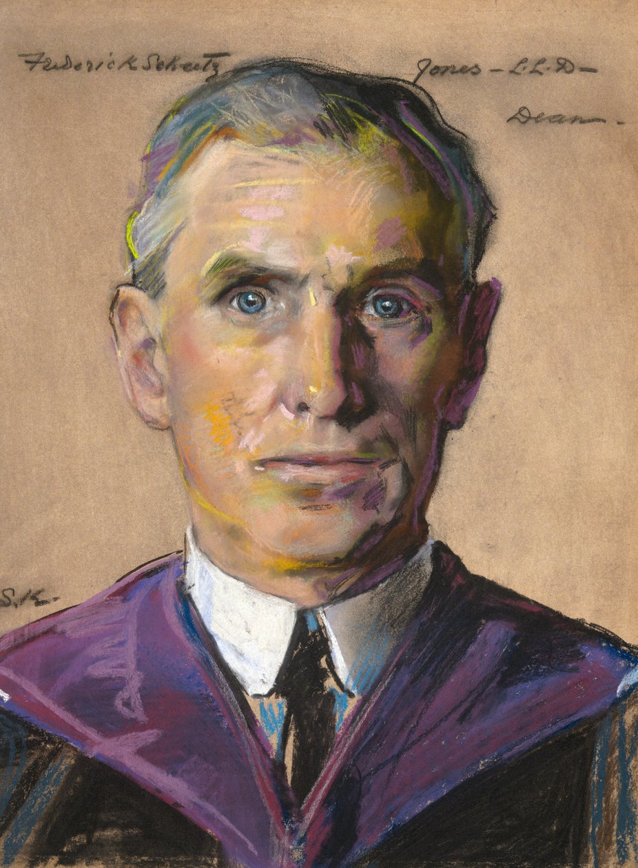 Frederick S. Jones: B.A. 1884, Decano del Yale College 1909- da William Sergeant Kendall