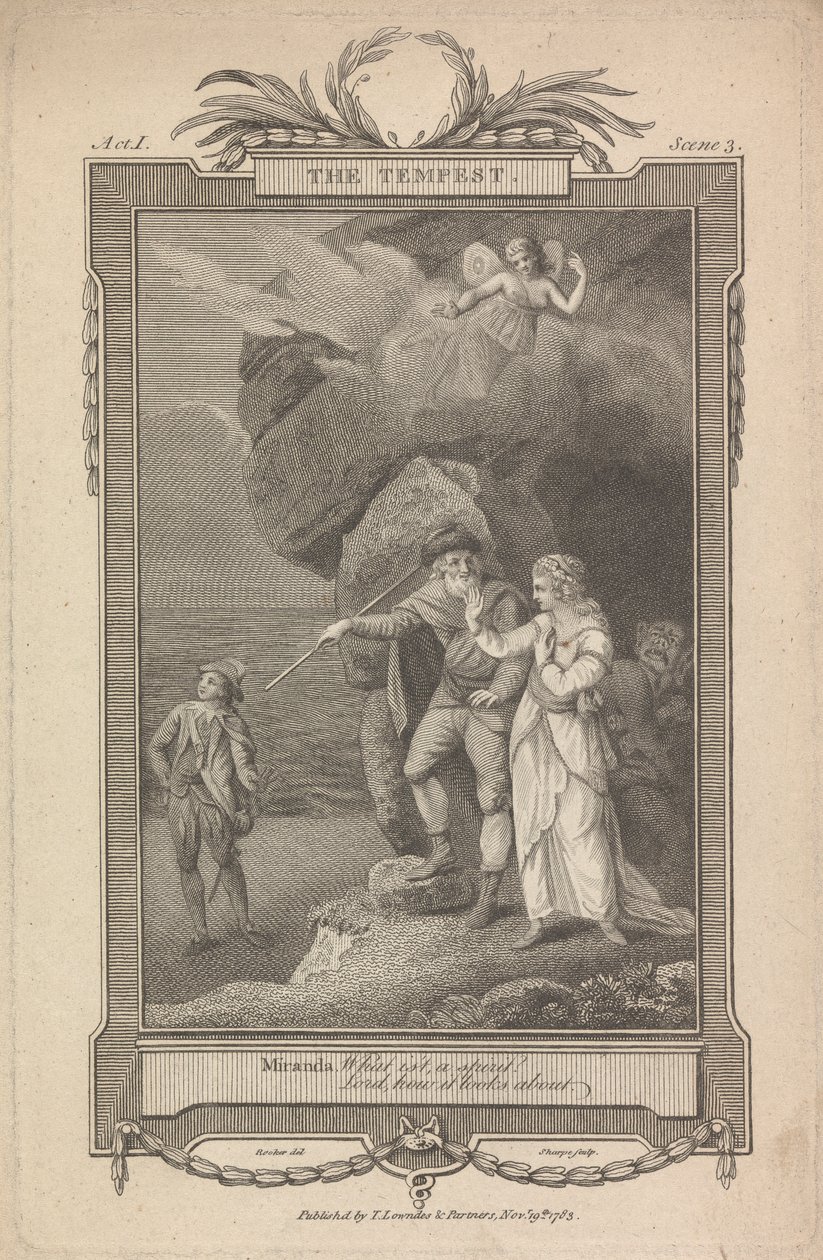 La tempesta, Atto I Sc. 3 da William Sharp