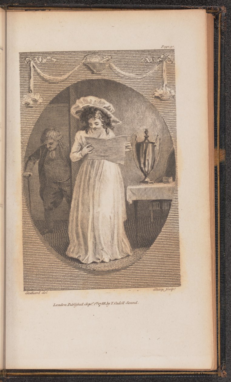 Illustrazione per il Canto IV da William Sharp after Thomas Stothard