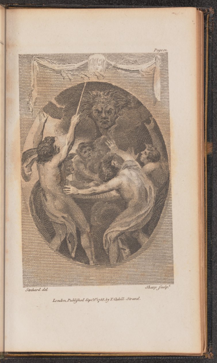 Illustrazione per il Canto I da William Sharp after Thomas Stothard