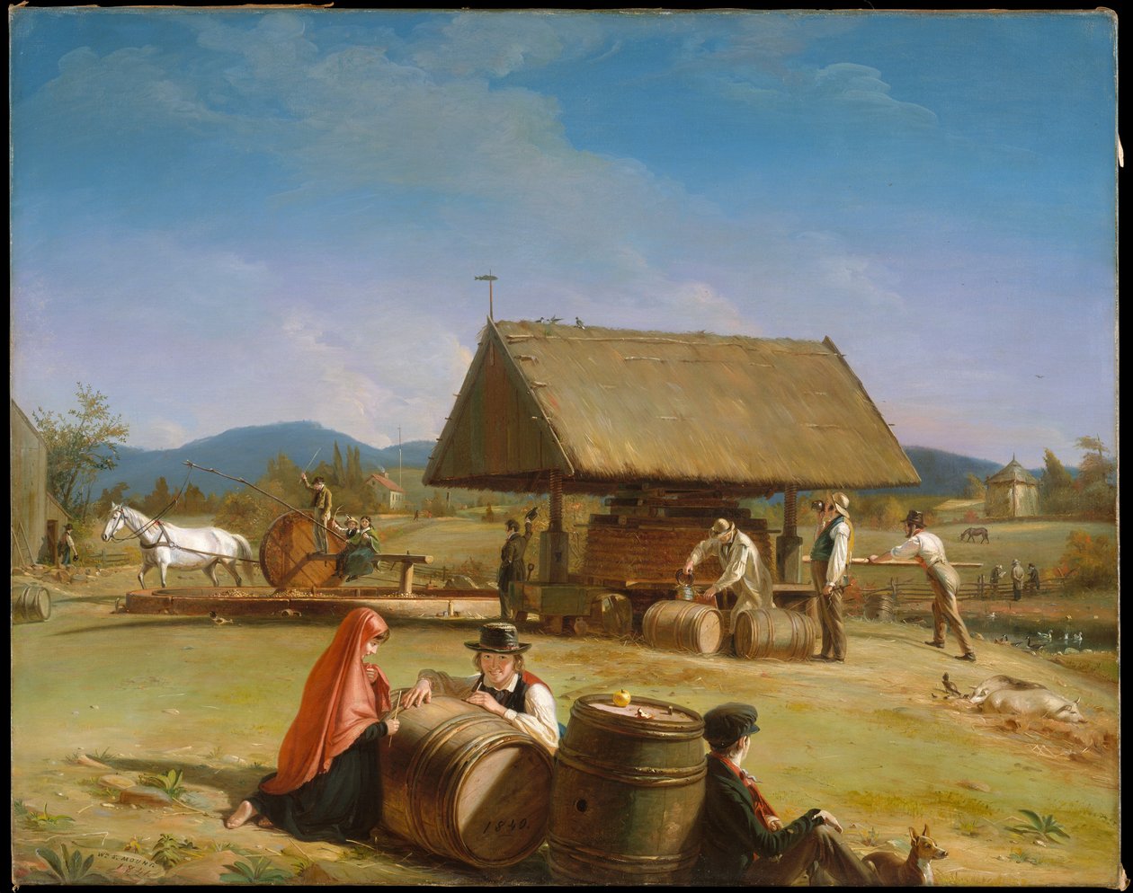 Produzione di sidro da William Sidney Mount