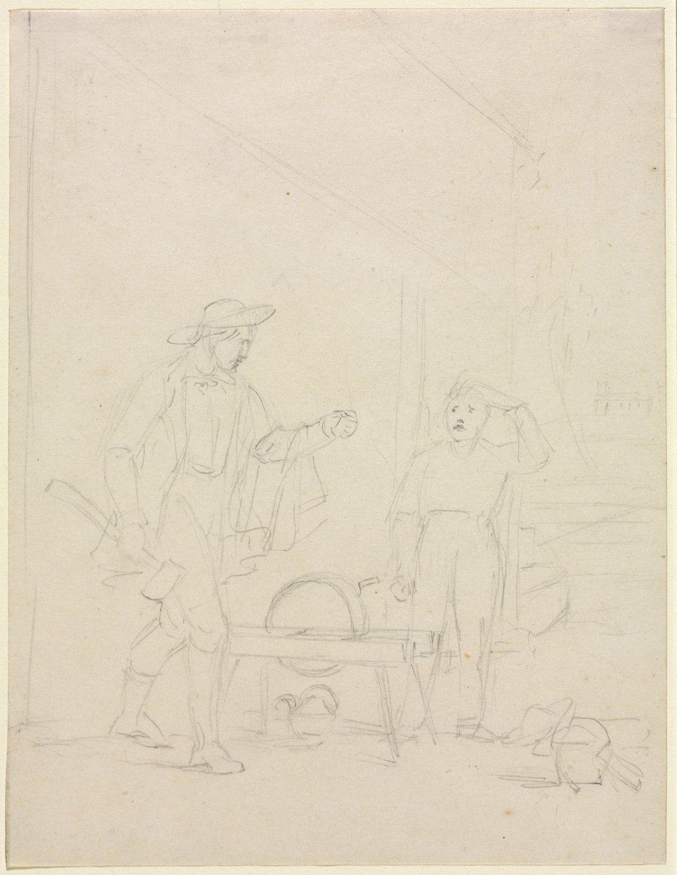 Chi girerà la macina?, c. 1850 da William Sidney Mount