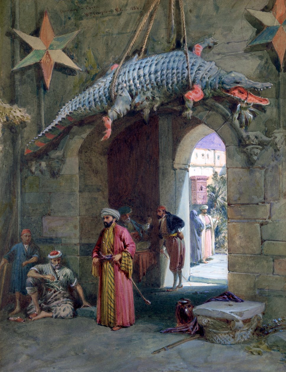 Un ingresso al Cairo da William Crimea Simpson