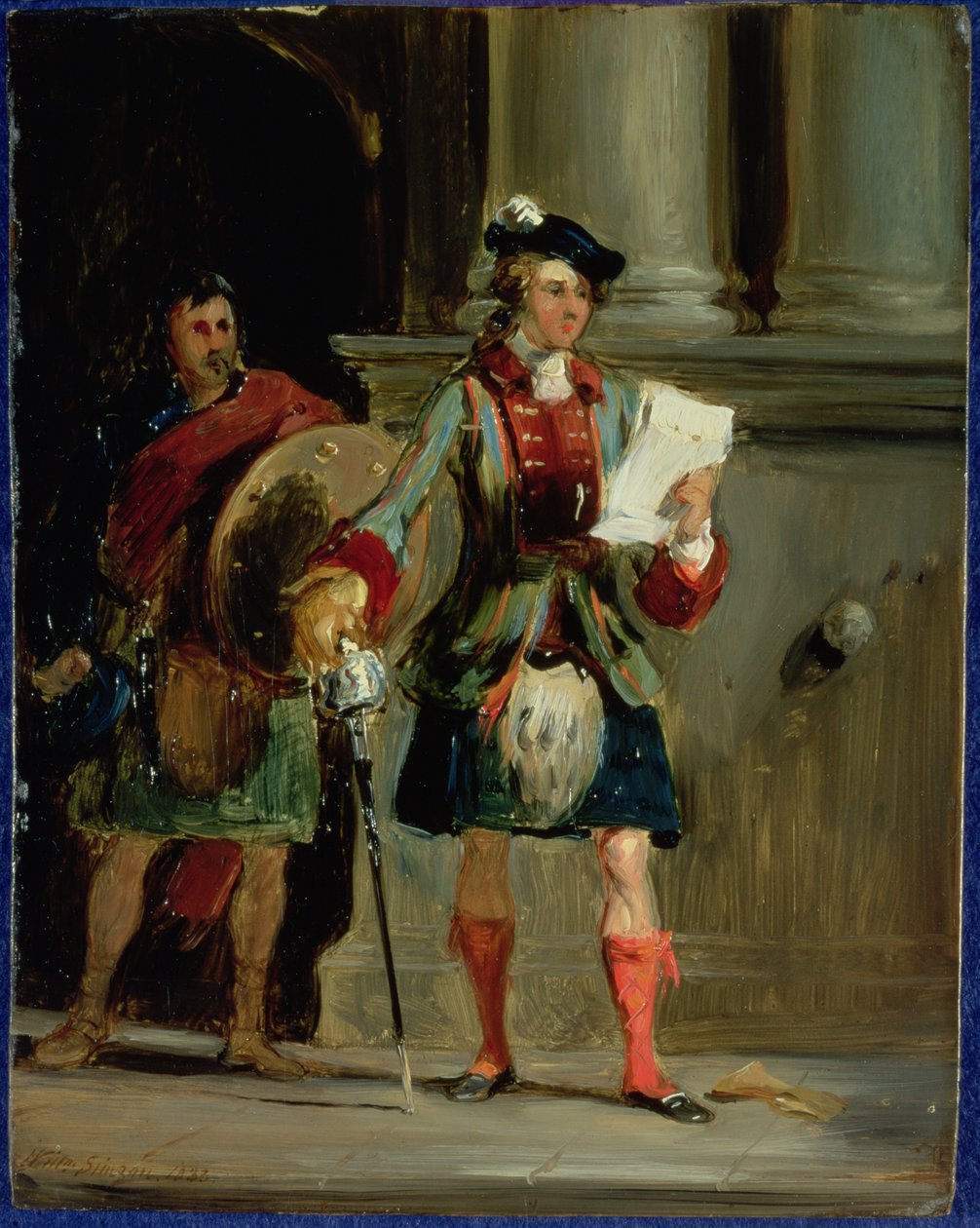 Il principe Carlo a Holyrood, 1833 da William Simson