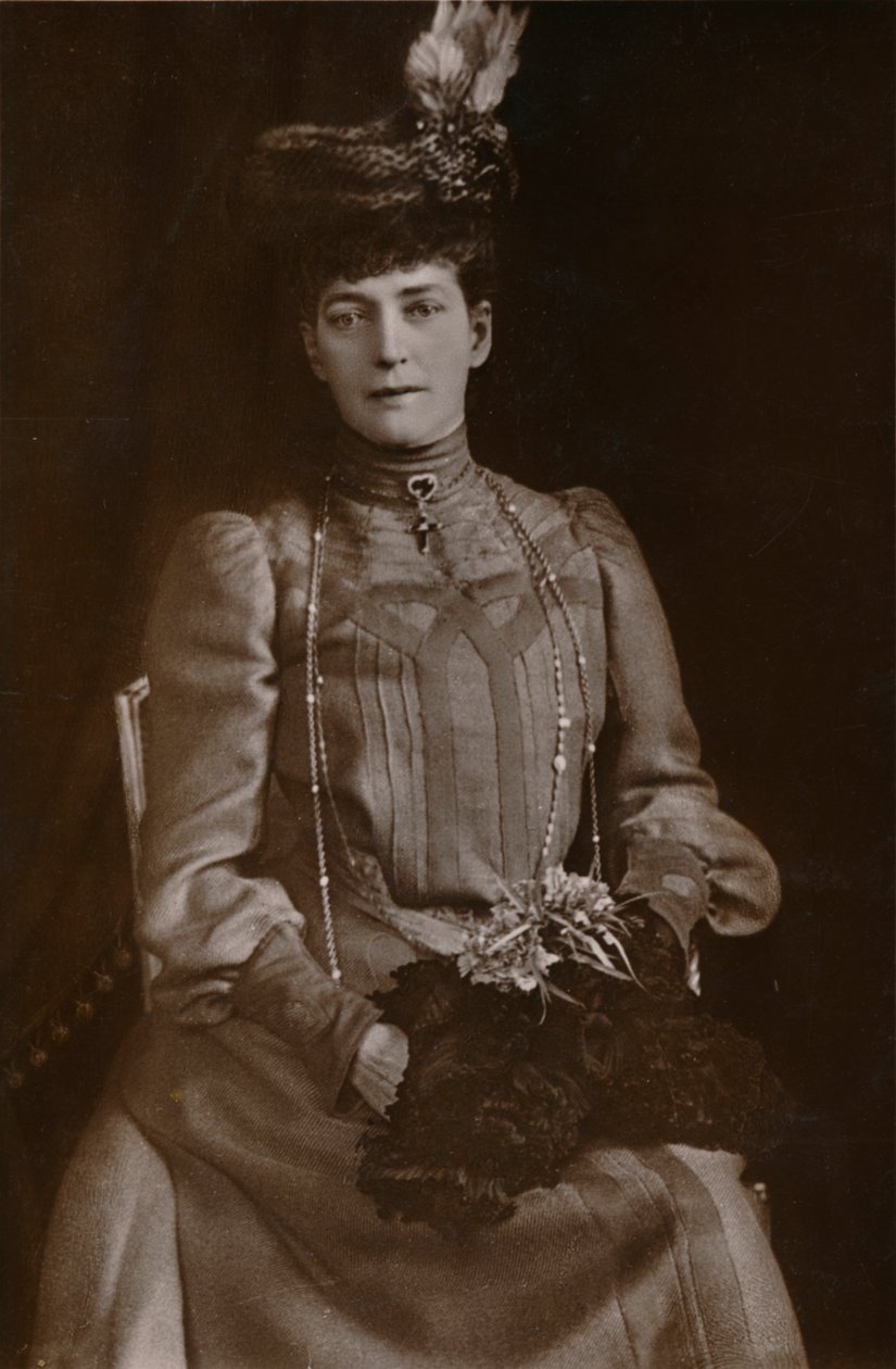 Alessandra, regina consorte di Re Edoardo VII del Regno Unito, 1905 da William Slade Stuart