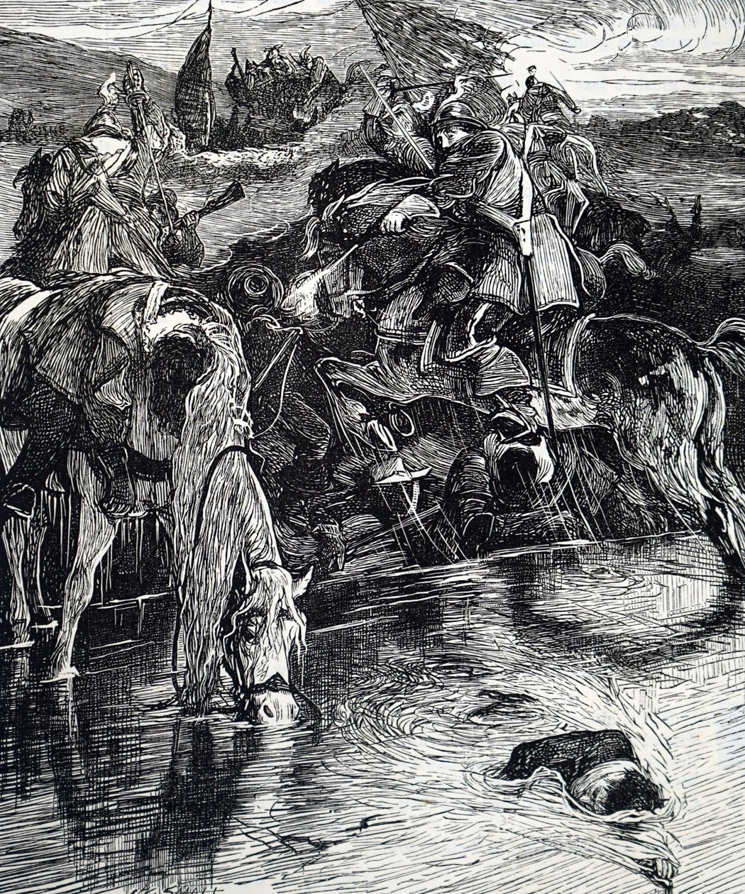 Una scena della Guerra Civile Inglese da William Small