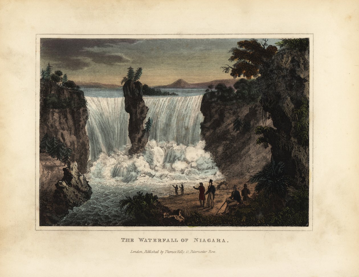 La cascata del Niagara da William Smellie