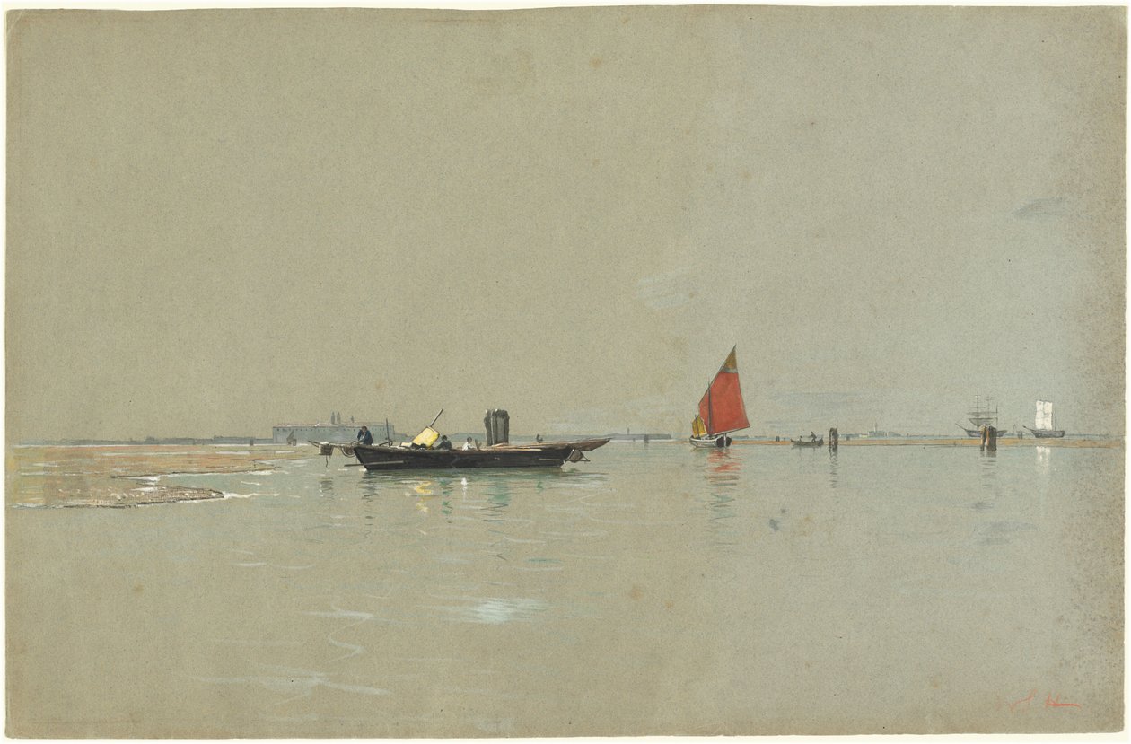 Una laguna veneziana da William Stanley Haseltine