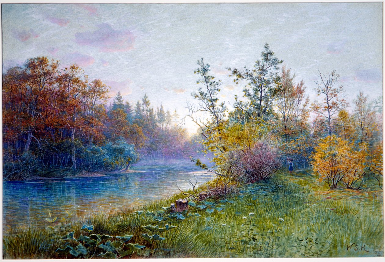 Diga del mulino a Traunstein da William Stanley Haseltine