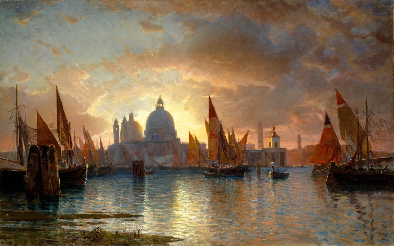 Santa Maria della Salute, Tramonto da William Stanley Haseltine