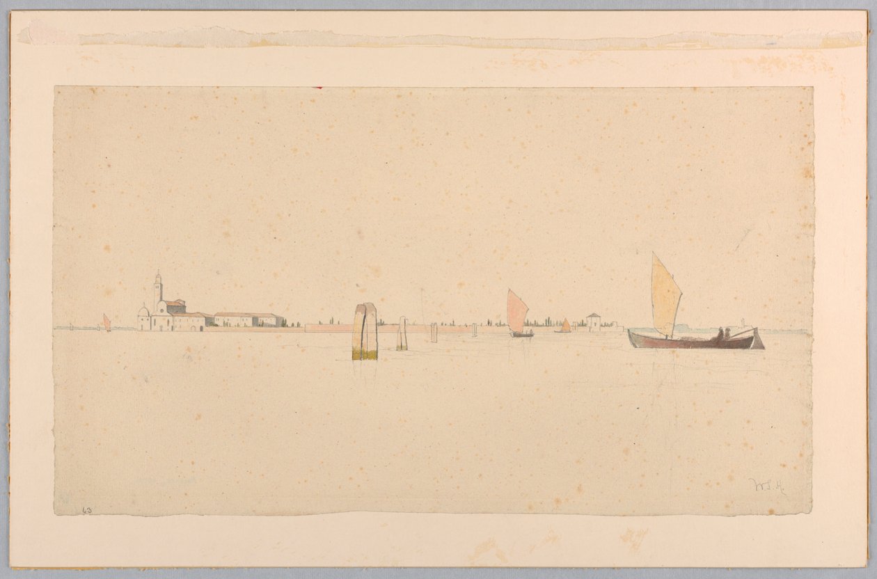 Studio della laguna, Venezia, Italia da William Stanley Haseltine