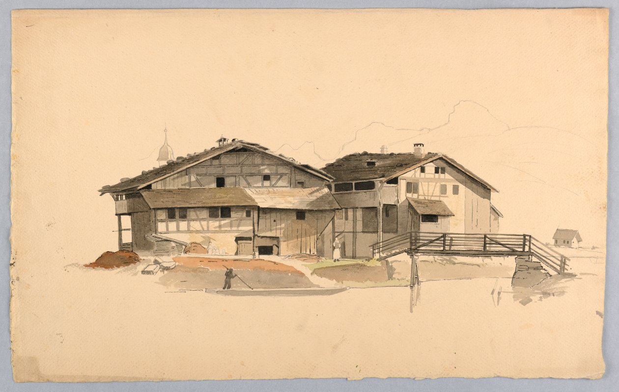 Studio di paesaggio, Svizzera da William Stanley Haseltine
