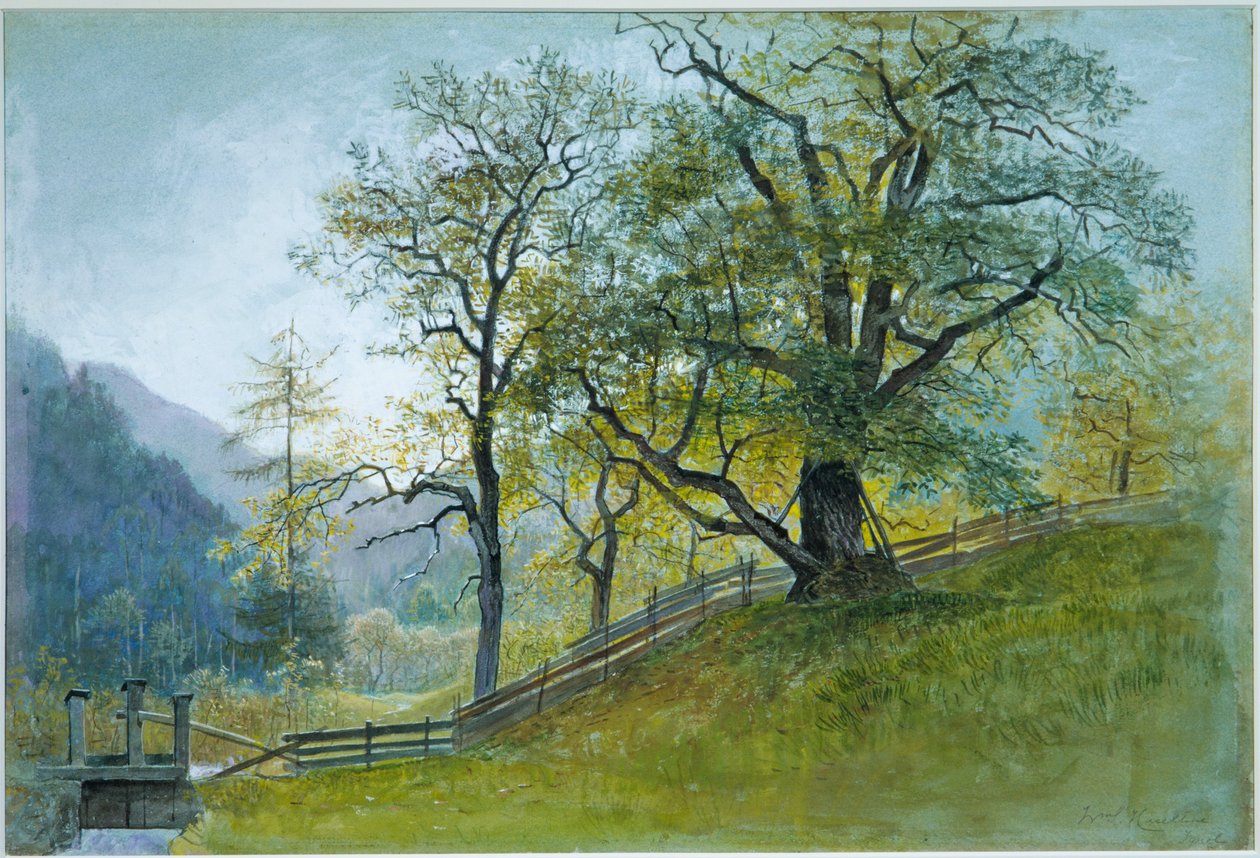 Vahrn in Tirolo, nei pressi di Bressanone da William Stanley Haseltine