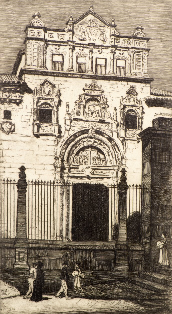 Porta, Santa Cruz, Toledo da William Strang