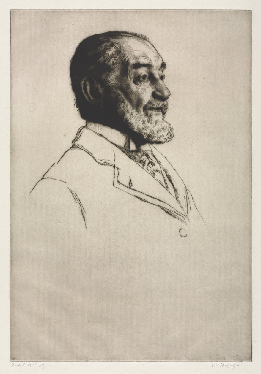 Frederick Harrison, 1914 da William Strang